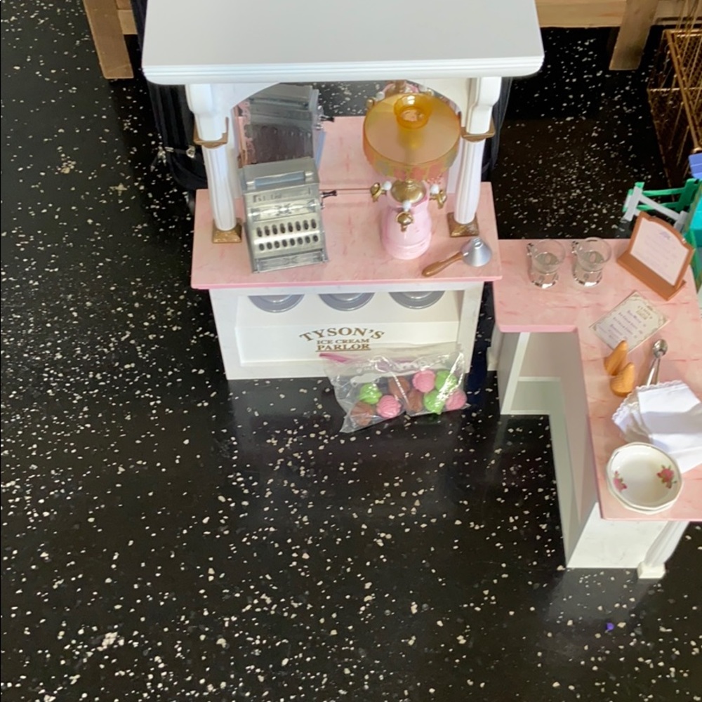 American girl doll ice cream parlor